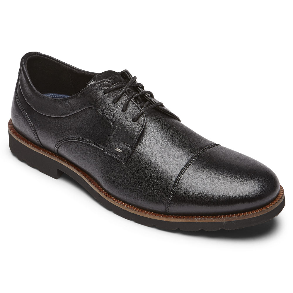 Rockport Oxfords Herr Svarta - Sharp & Ready 2 Cap Toe - HVRYU0312